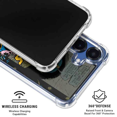 Marvel Classic Comics Thanos Galaxy S25 Clear Case
